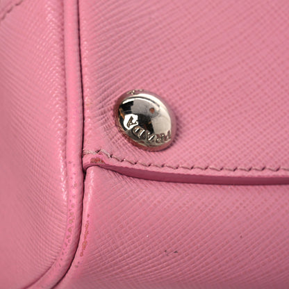 Prada Saffiano Lux Top Handle Crossbody Bag Rosa 20 of 21