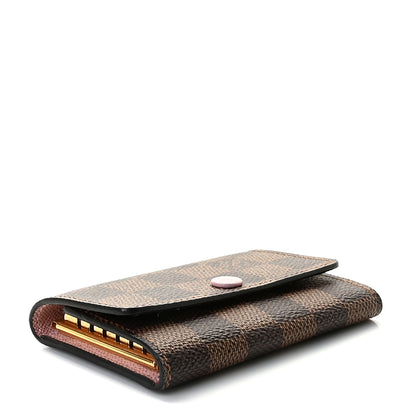 Louis Vuitton Damier Ebene Multicles 6 Key Holder Rose Ballerine 4 of 9