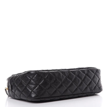 Chanel Aged Calfskin Quilted Medium Reissue Camera Case Black 3 of 10