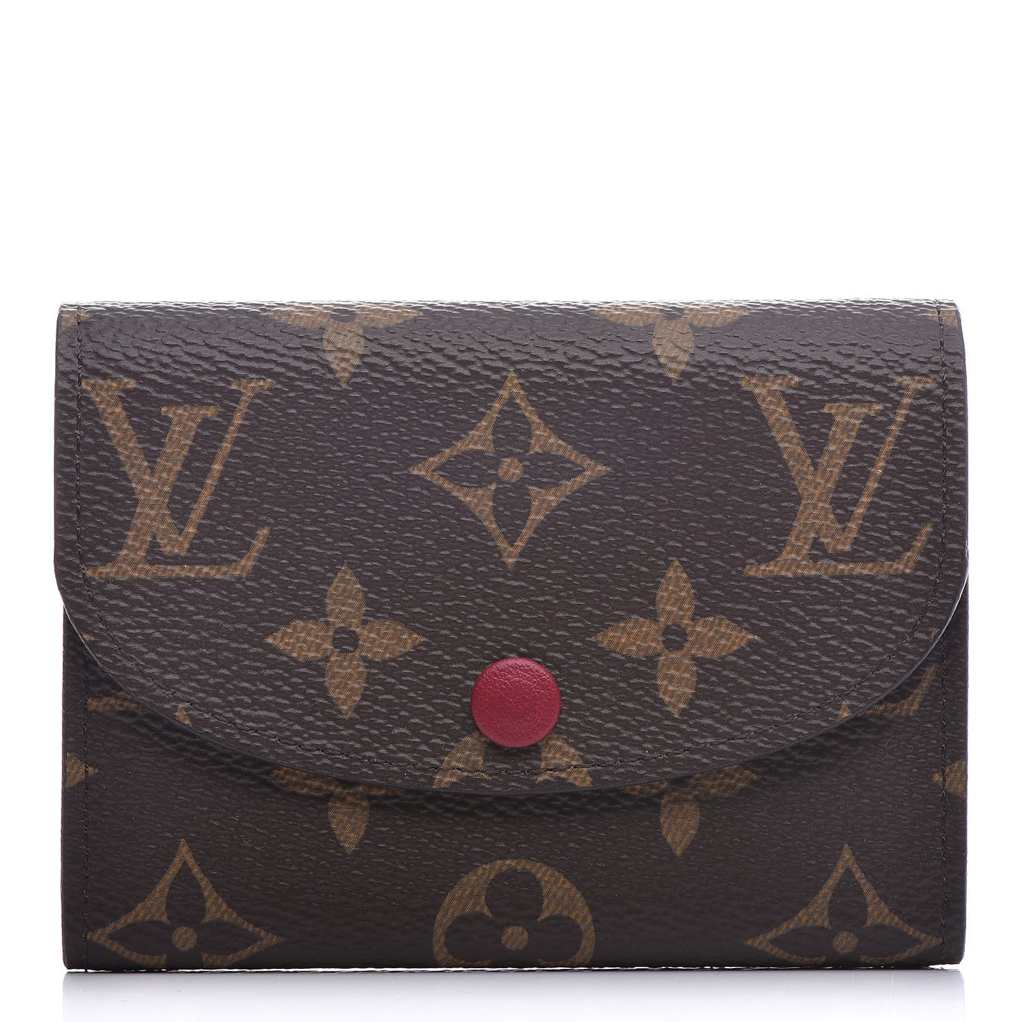Monogram Rosalie Coin Purse Fuchsia