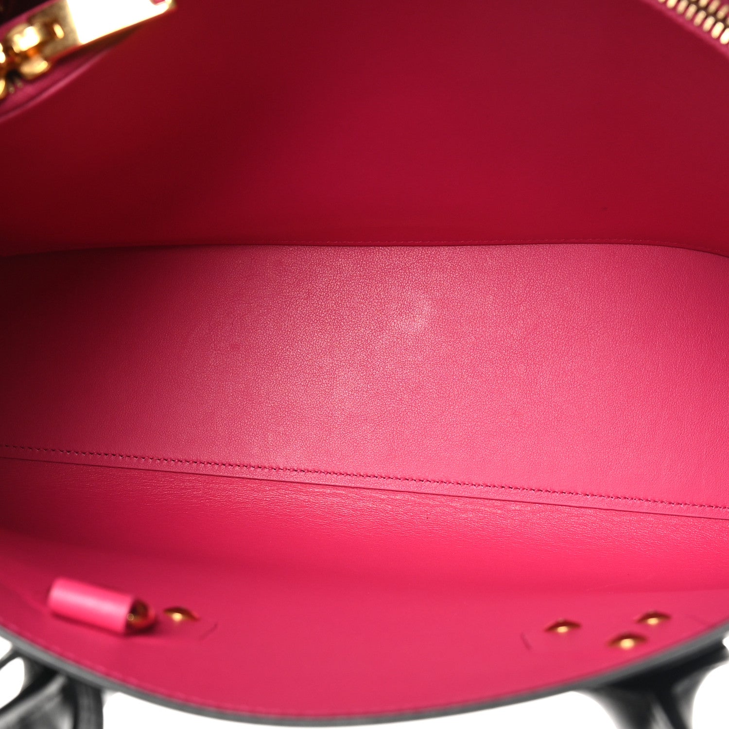 Saint Laurent Calfskin Small Sac De Jour Black Fuchsia 7 of 12