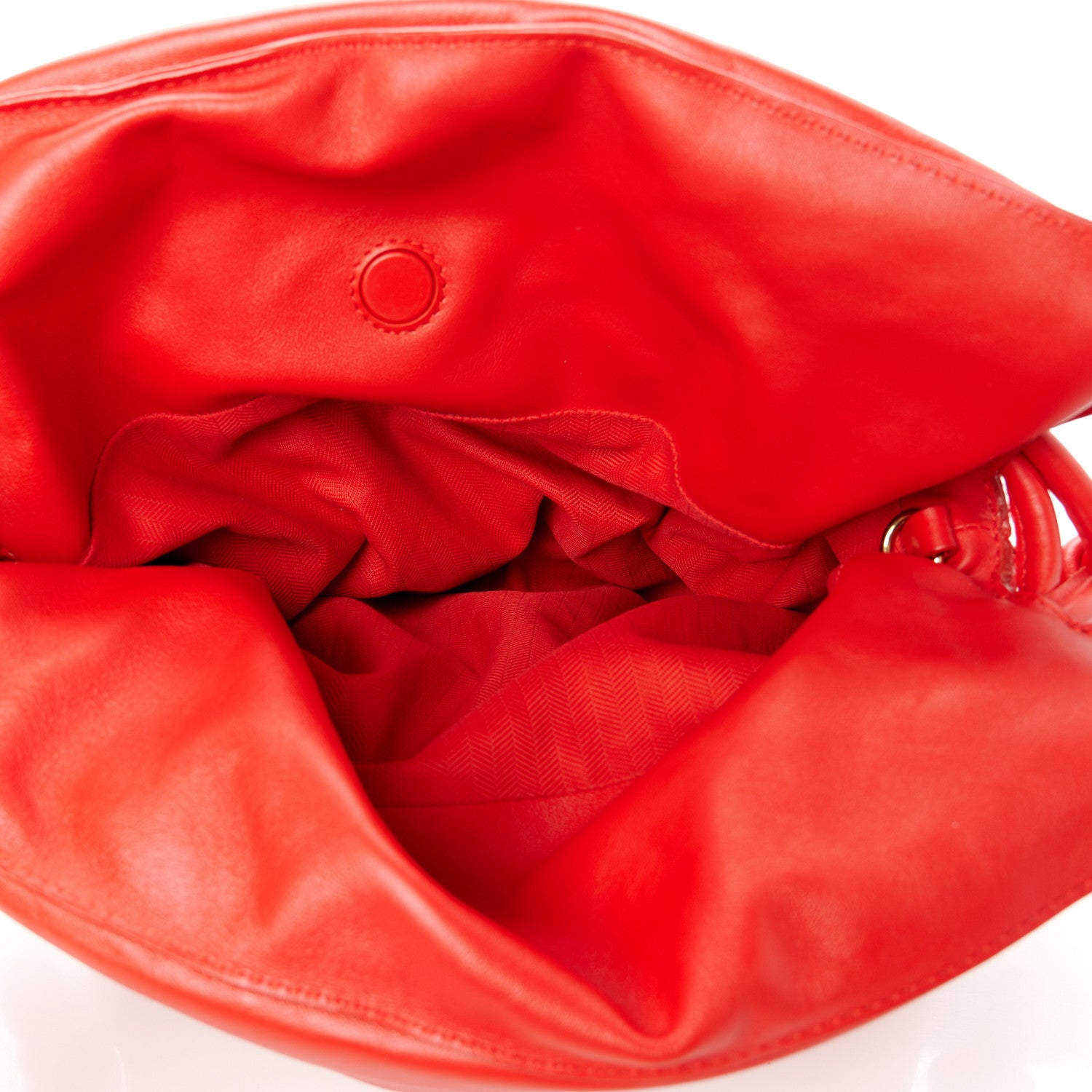 Loewe Calfskin Flamenco Puffer Knot Bag Red 5 of 10