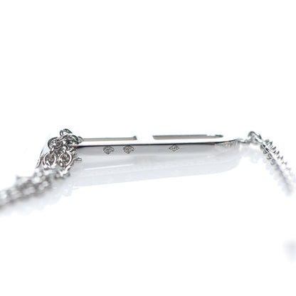 Hermes 18K White Gold Diamond PM Ever Chaine D'Ancre Necklace 4 of 5