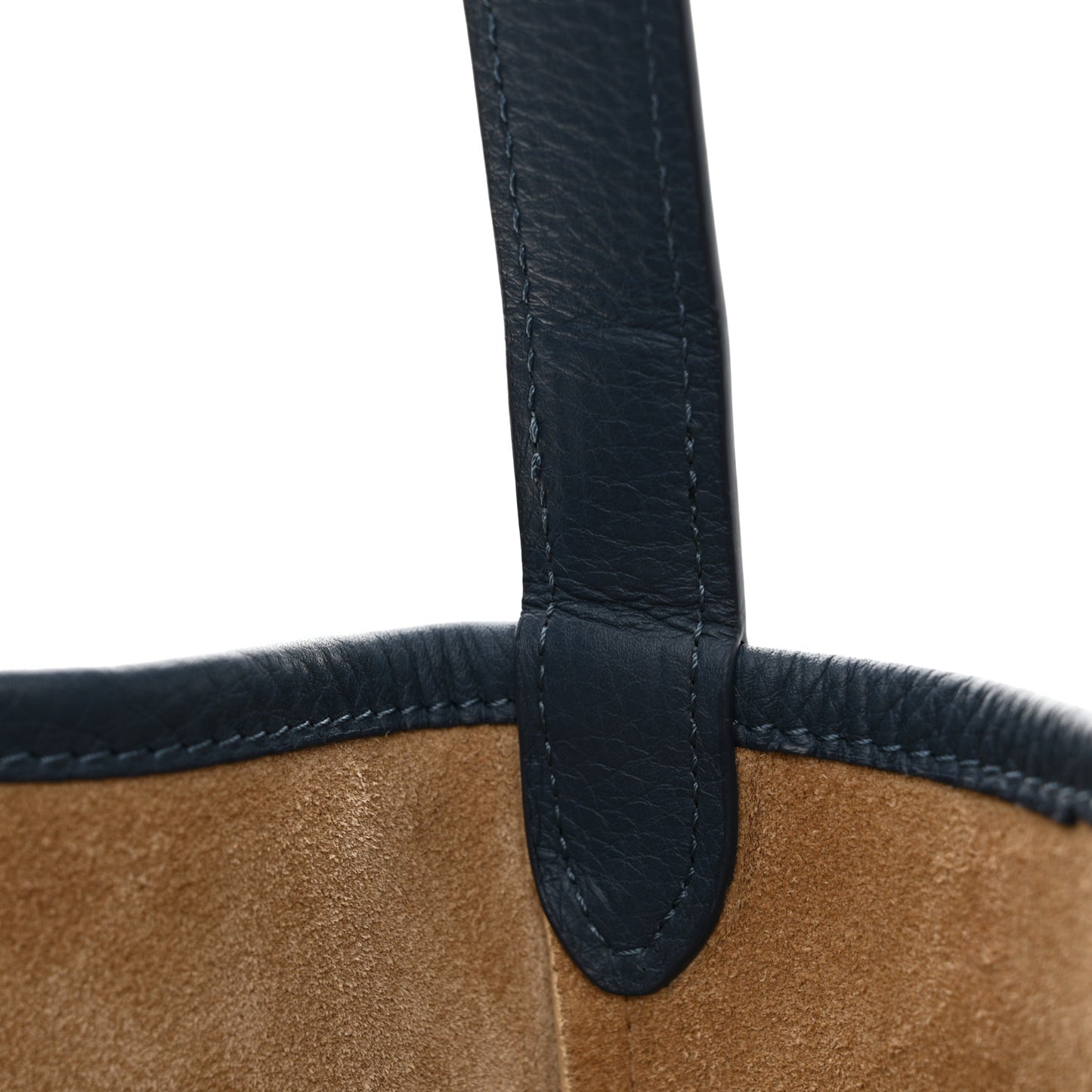 Grained Calfskin Medium N/S Park Tote Bluestone