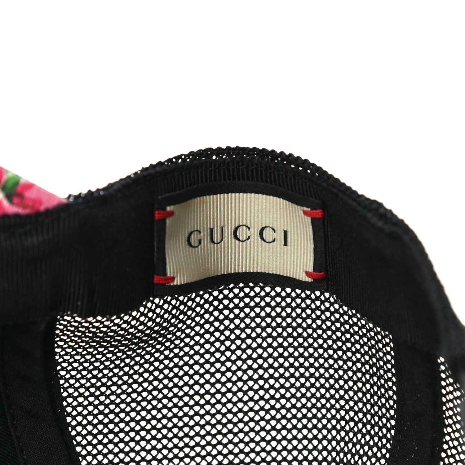 Gucci GG Supreme Monogram Blooms Baseball Hat XL Beige Multicolor 6 of 7