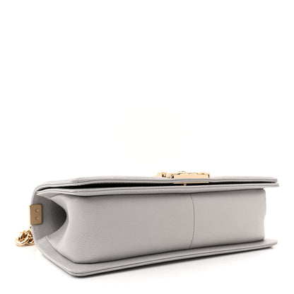 Chanel Caviar Quilted Medium Boy Flap Grey 4 of 11