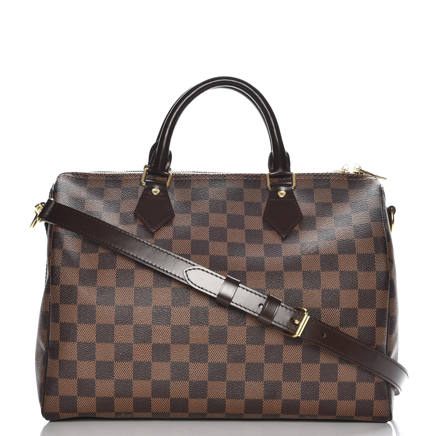 Louis Vuitton Damier Ebene Speedy Bandouliere 30 1 of 15