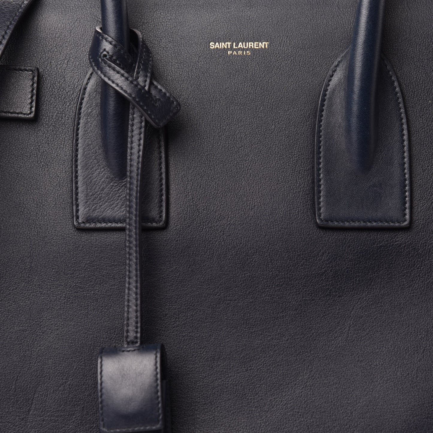 Calfskin Small Sac De Jour Navy