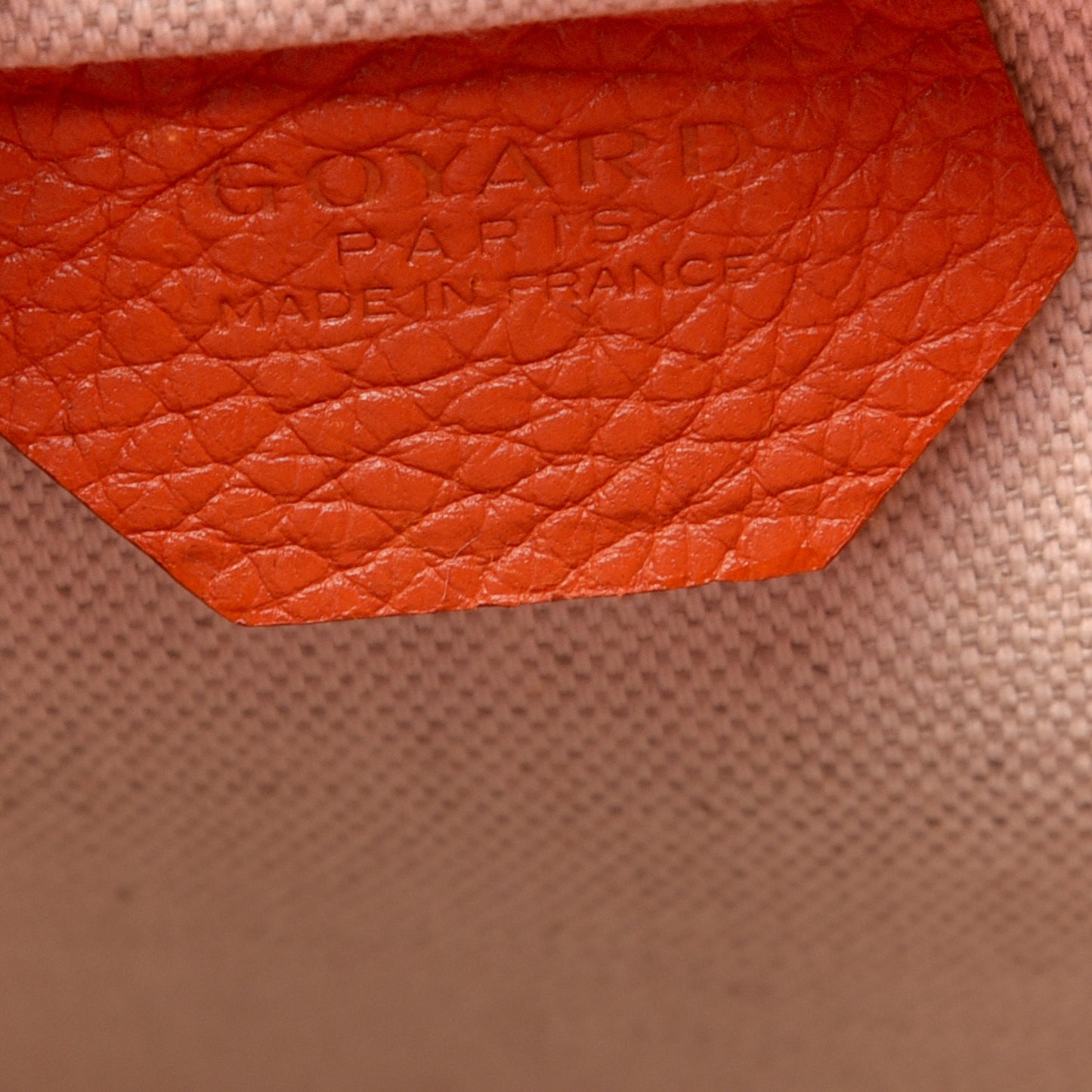Goyardine Grenadines Hobo Orange