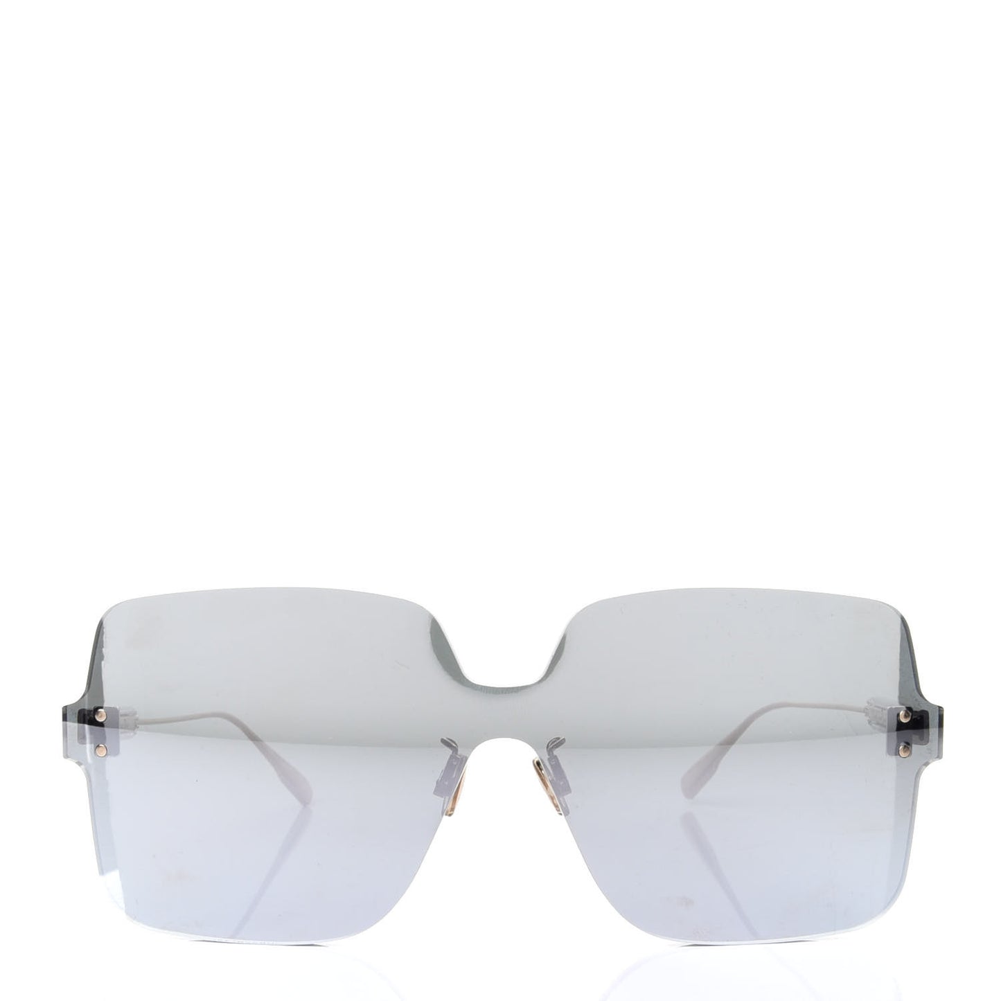 Mirrored Square Sunglasses Silver