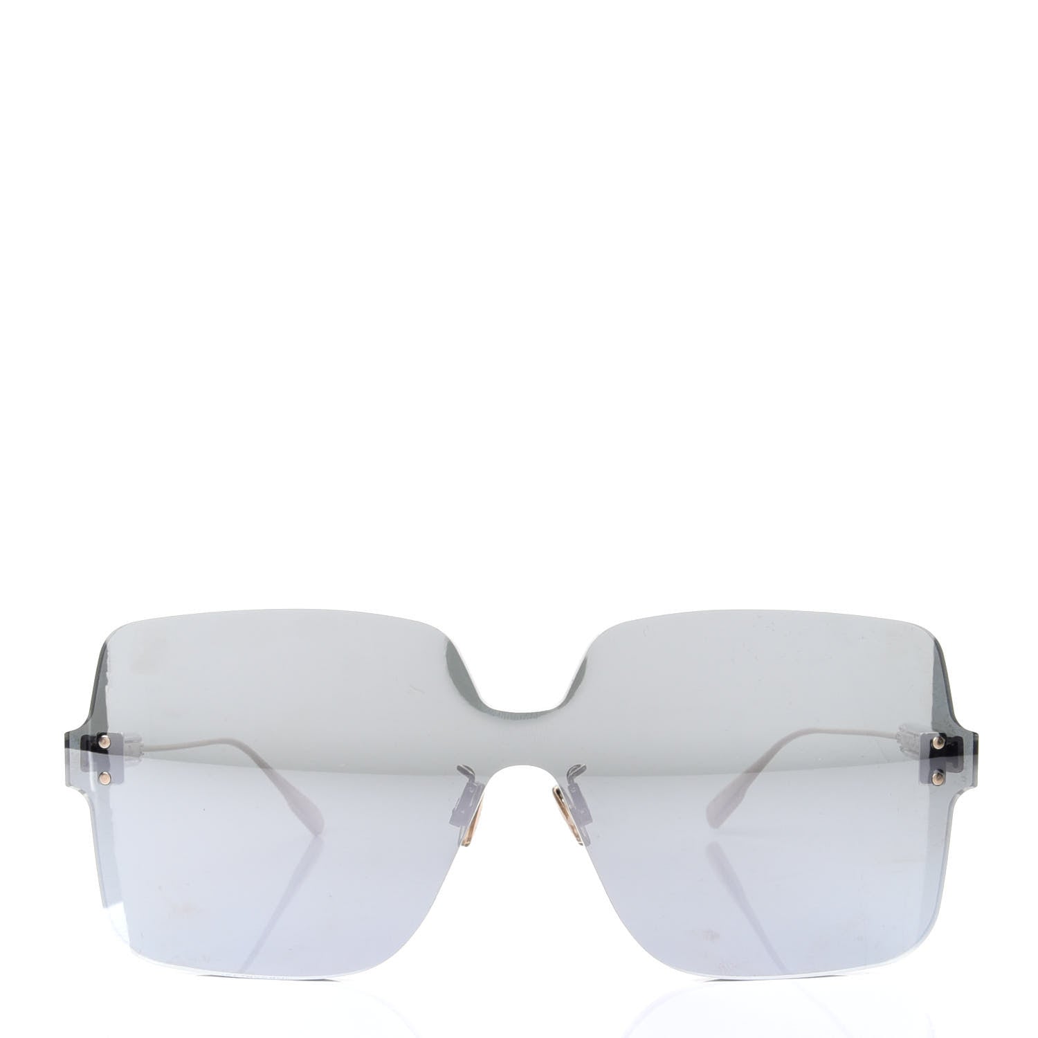 Christian Dior Mirrored Square Sunglasses Silver 2 of 4