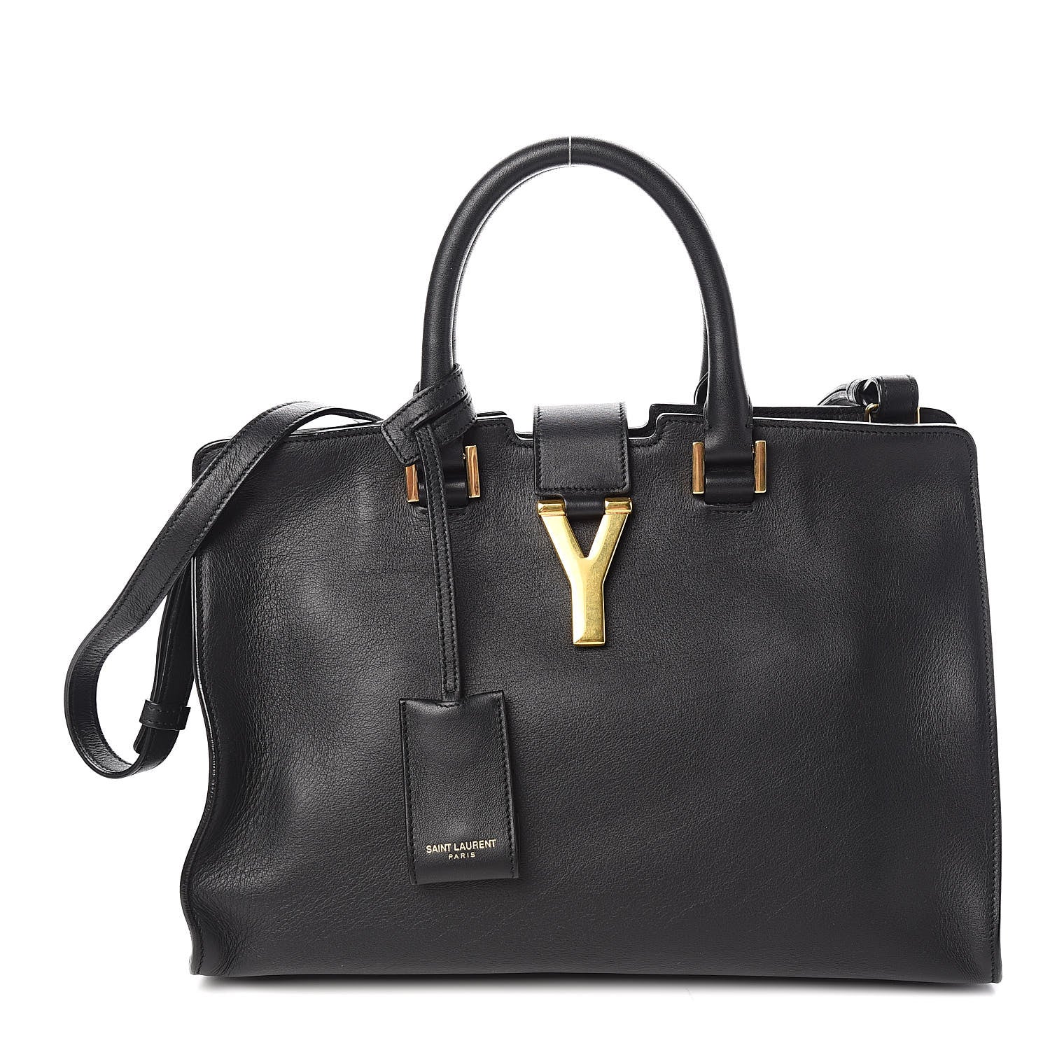 Saint Laurent Calfskin Small Classic Y Cabas Black 1 of 10
