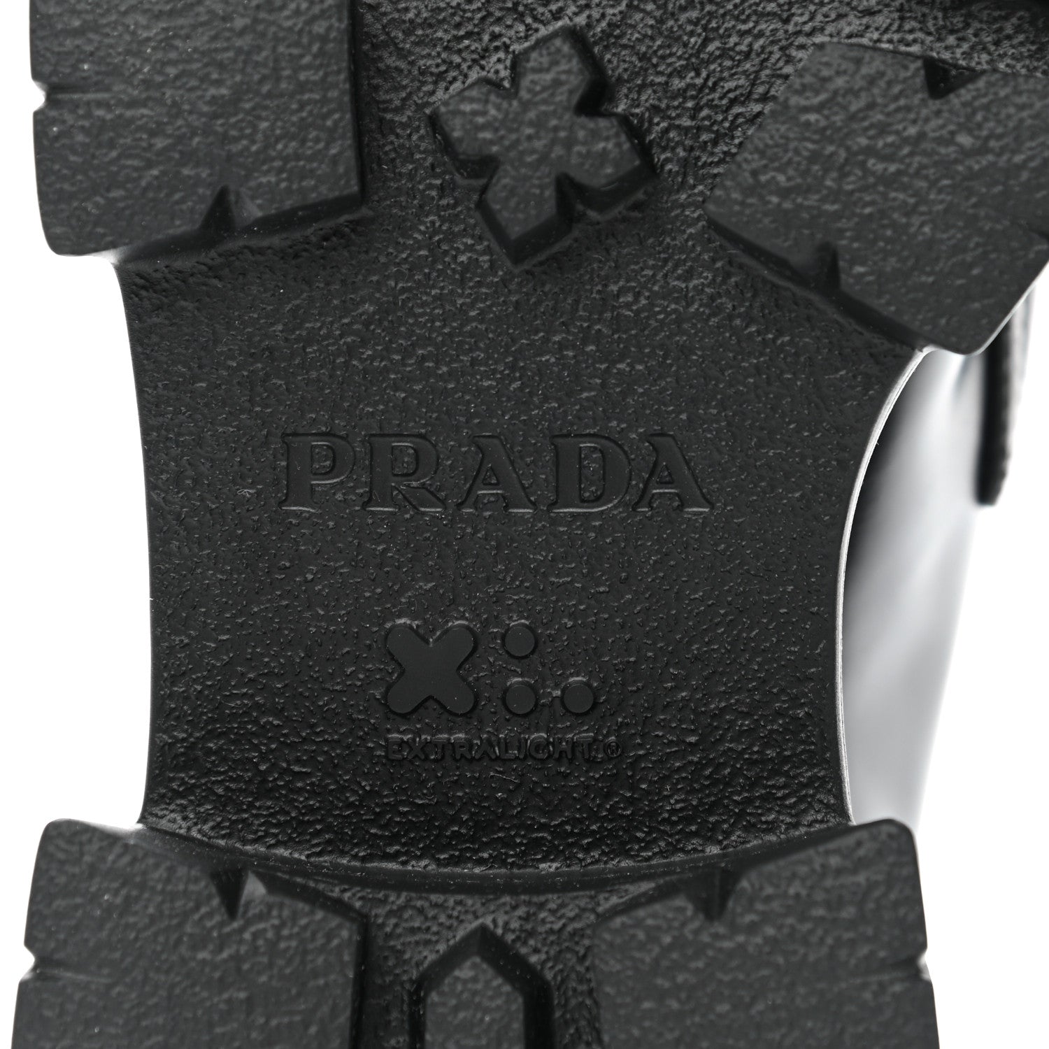 Prada Spazzolato Triangle Logo Monolith Pointy 55mm Loafers 38 Black 6 of 8