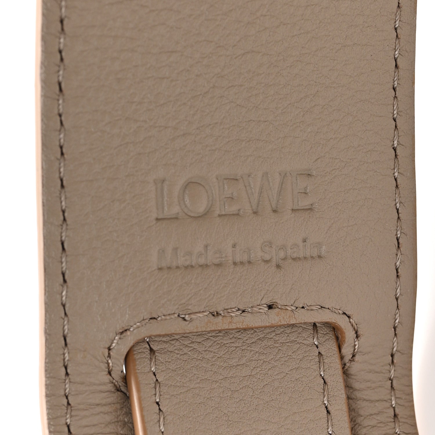 Loewe Satin Calfskin Pad Strap Sand 3 of 5