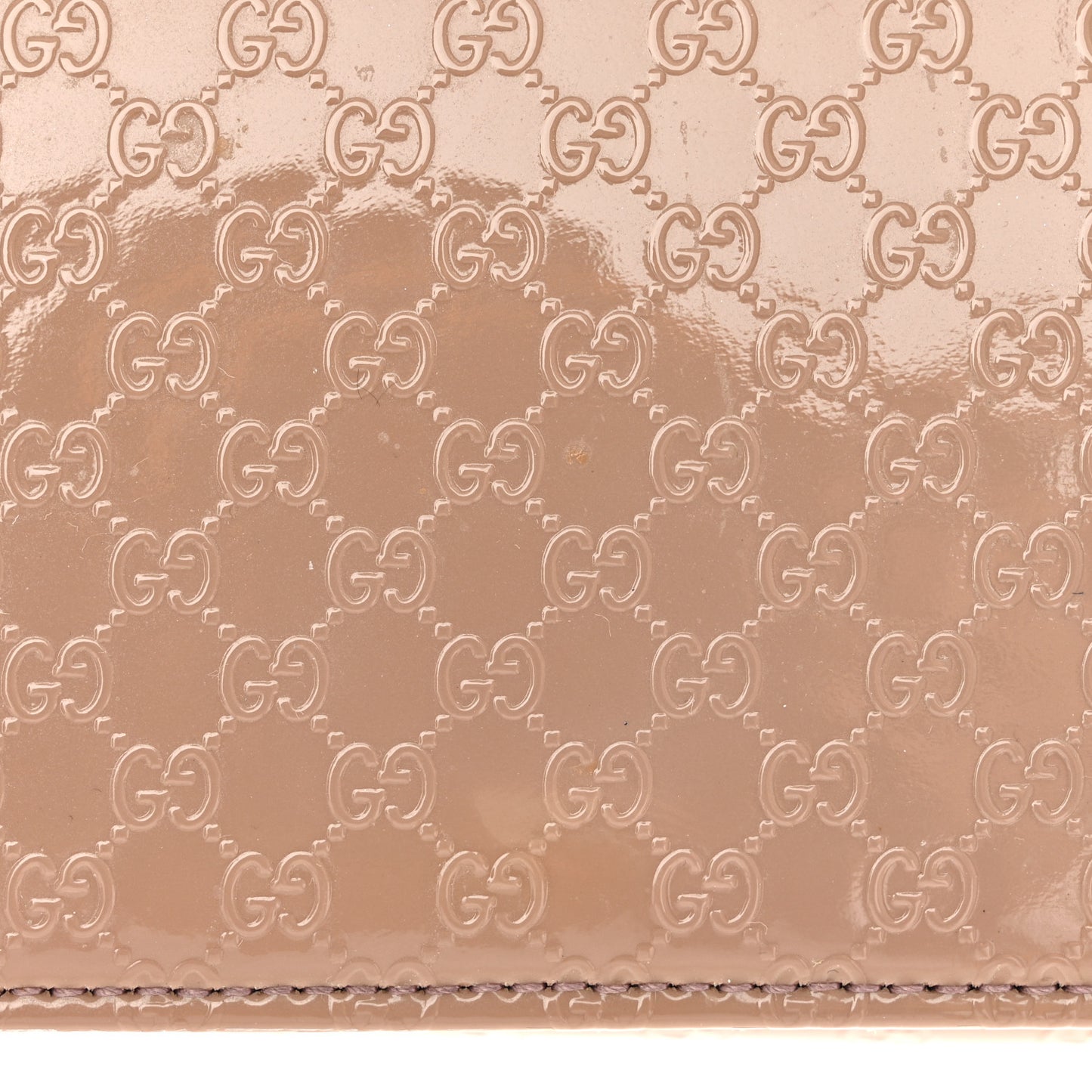 Patent Microguccissima Small Broadway Clutch Dark Cipria