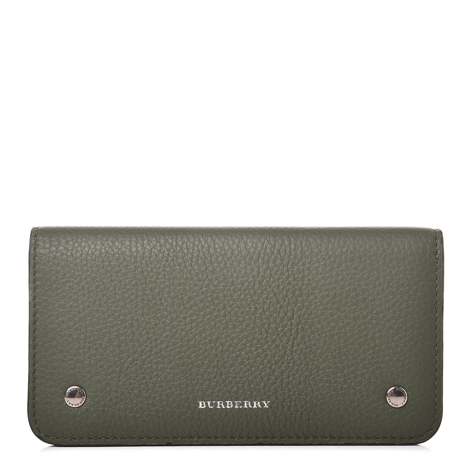Burberry Calfskin Phone Wallet Sage Green 1 of 10