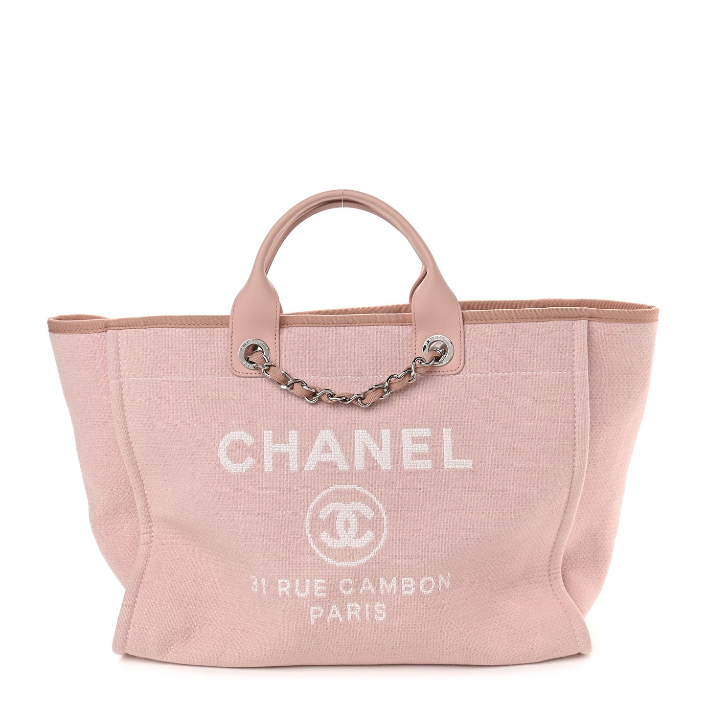 Canvas Large Deauville Tote Pink