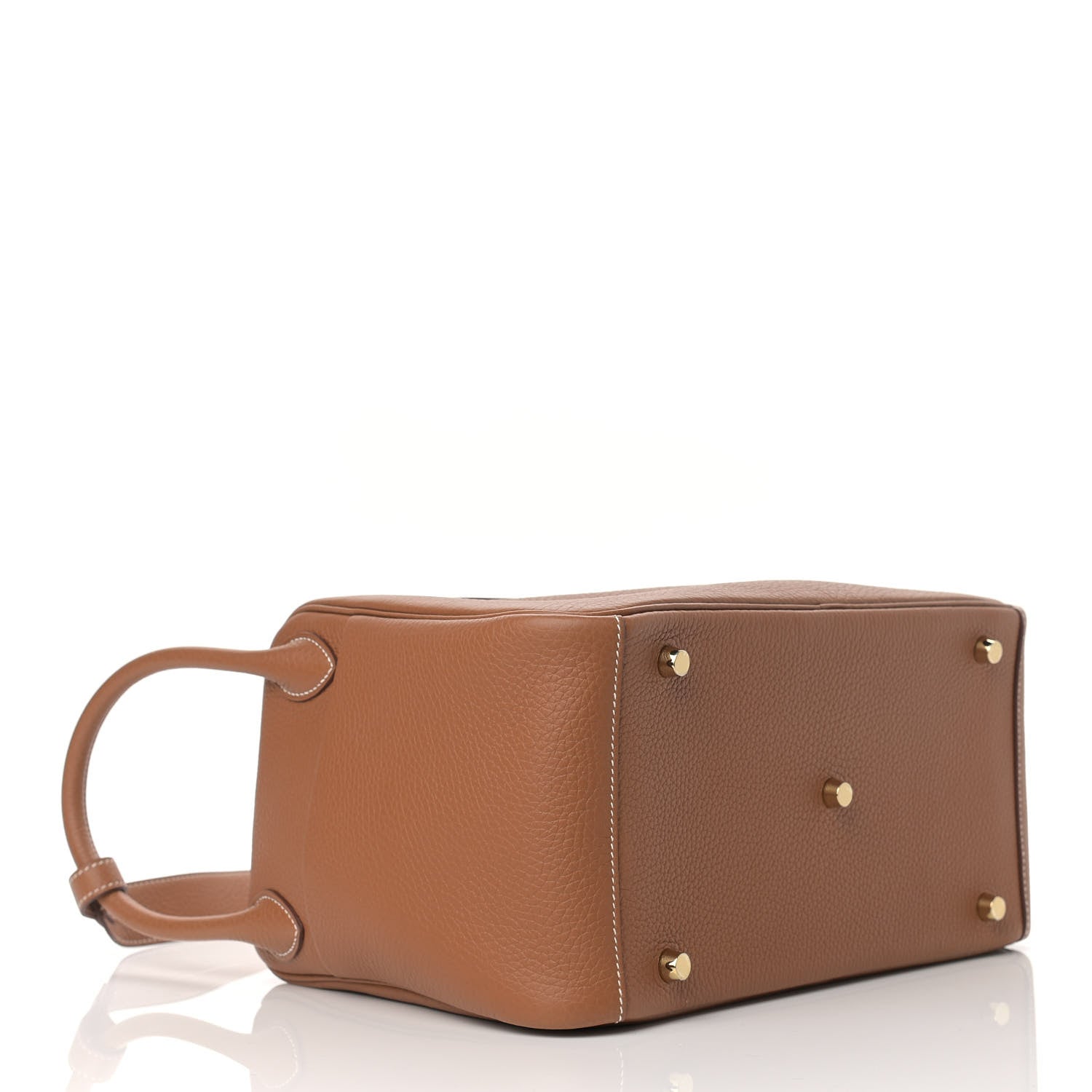 Hermes Taurillon Clemence Lindy 30 Gold 4 of 9