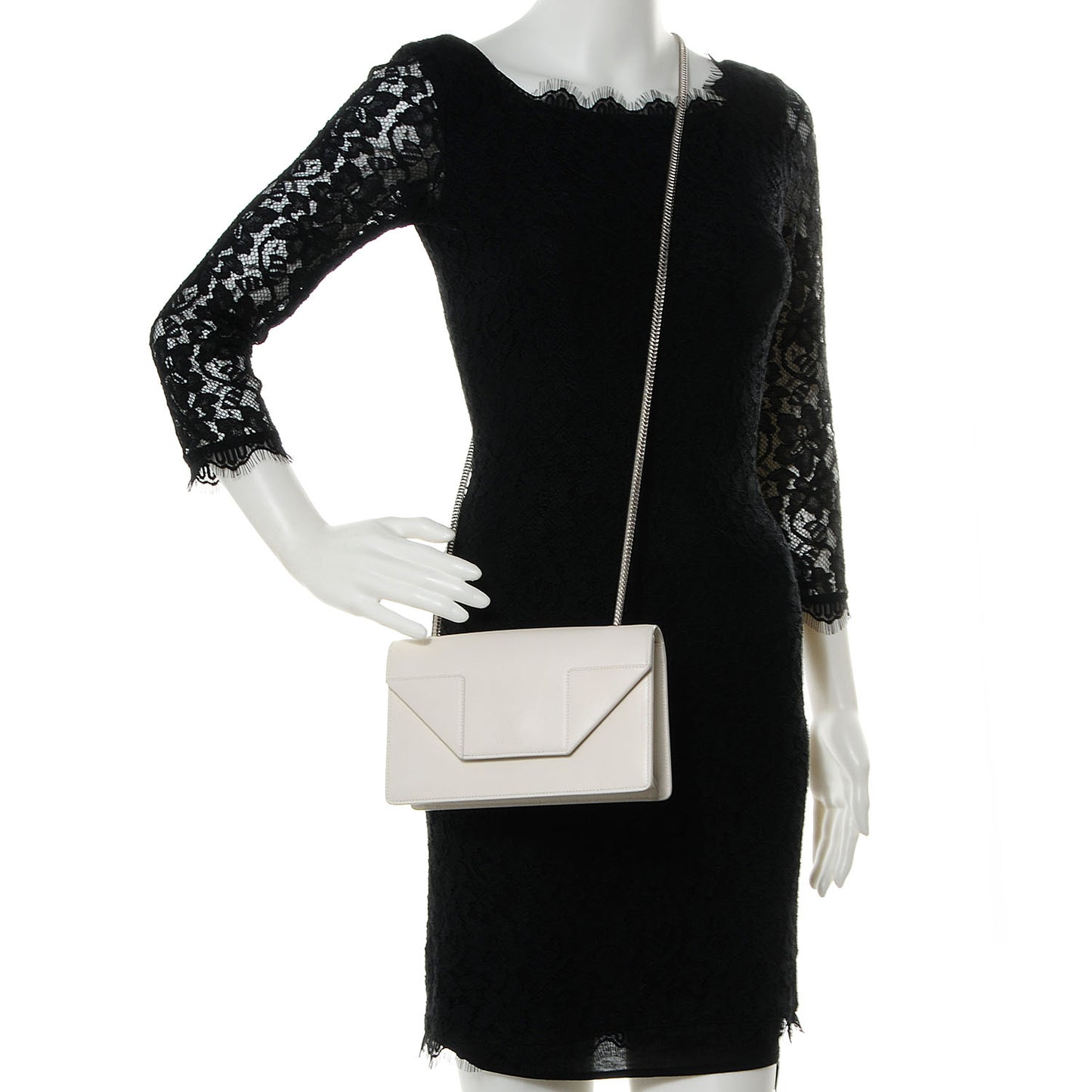 Leather Mini Betty Ivory