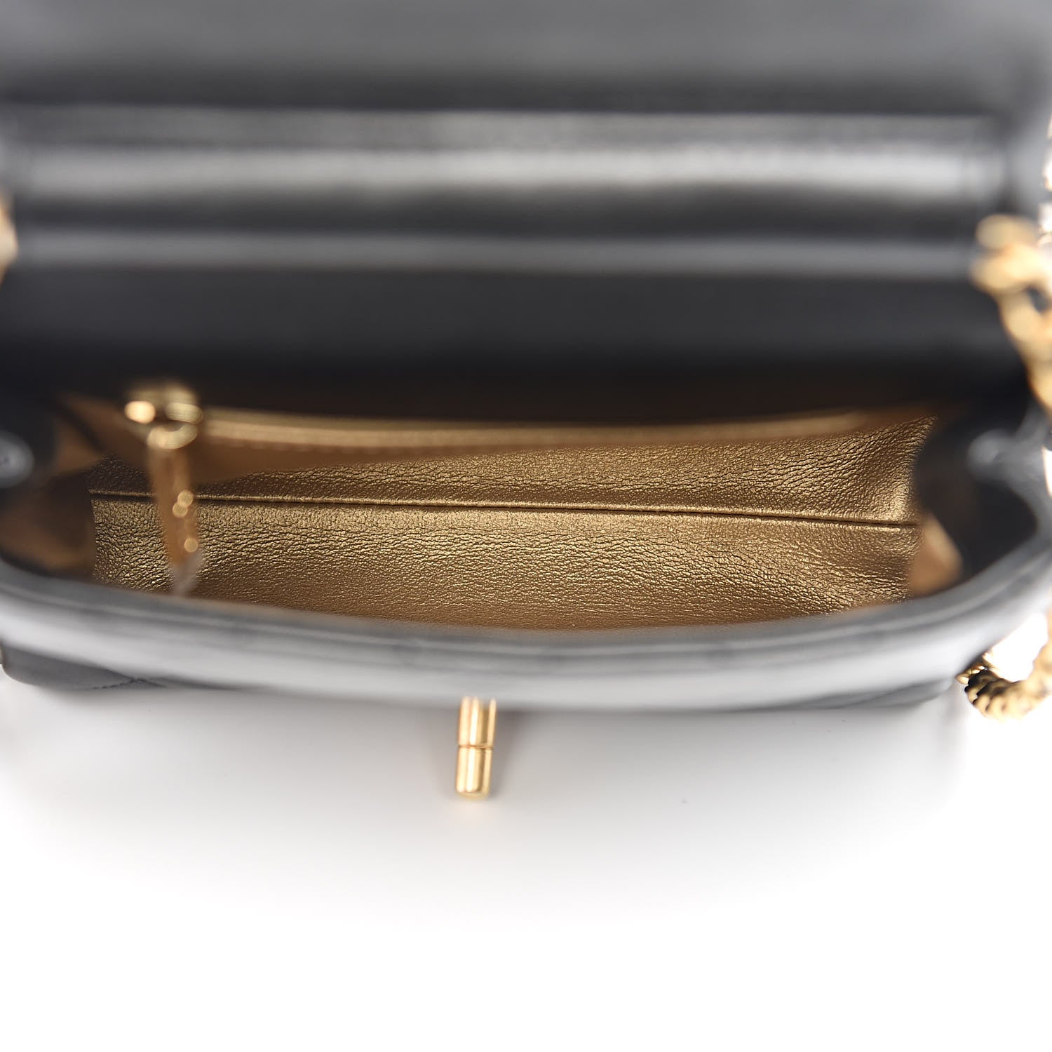 Chanel Lambskin Quilted Side-Packs Black 6 of 13