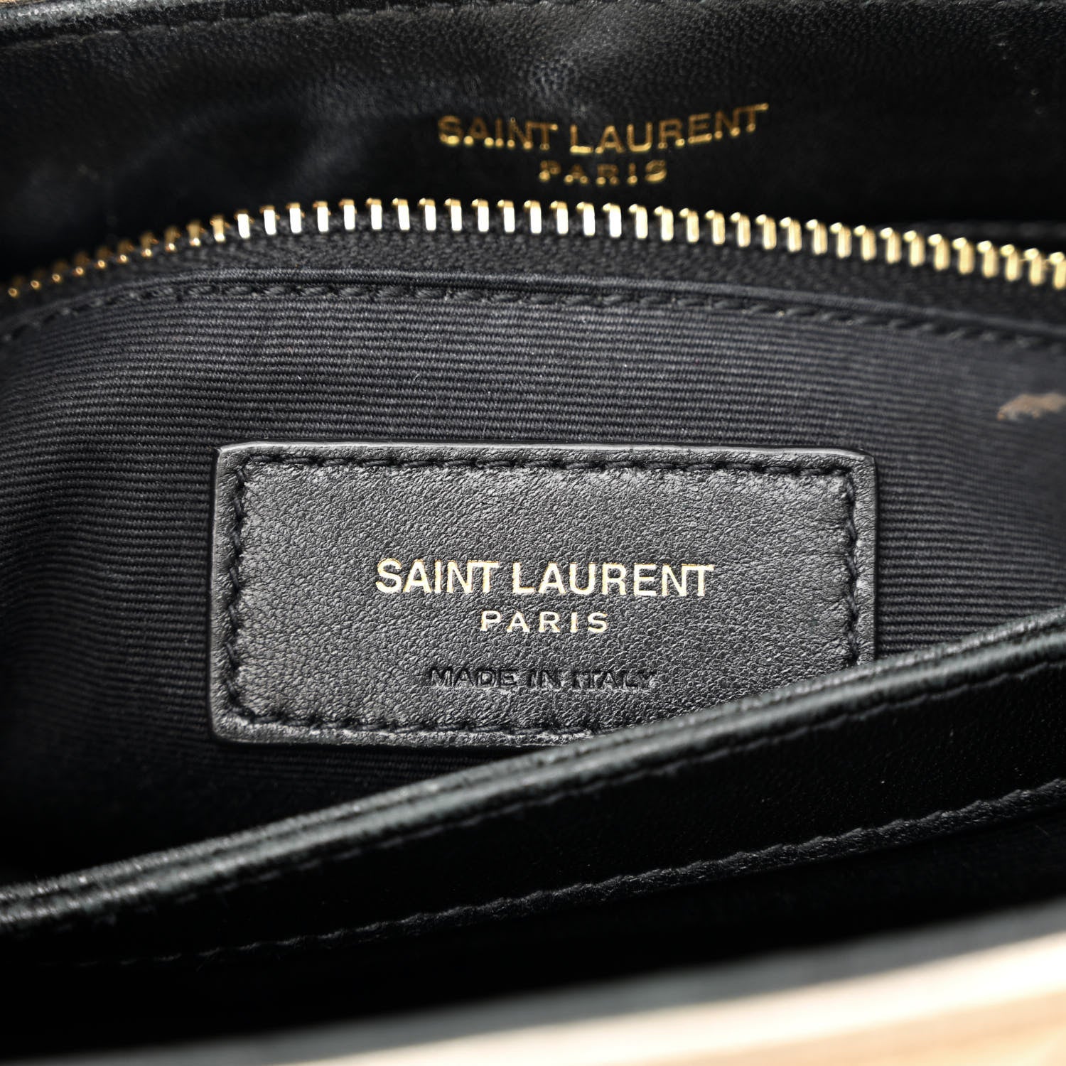 Saint Laurent Metallic Calfskin Y Quilted Monogram Toy Loulou Crossbody Bag Piombo 5 of 13