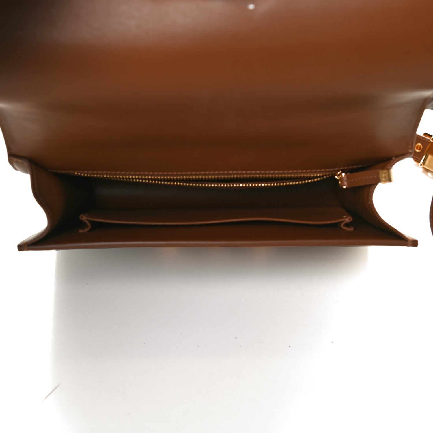 Christian Dior Smooth Calfskin 30 Montaigne Flap Bag Brown 5 of 12