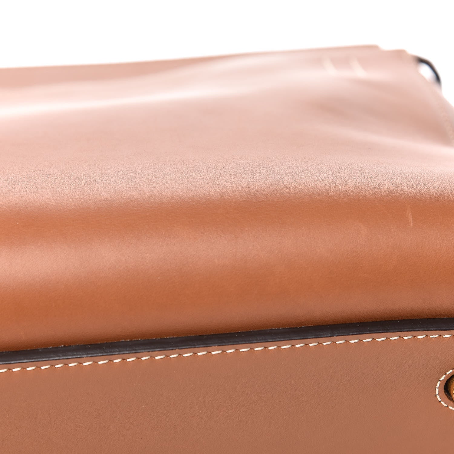 Celine Smooth Calfskin Large Edge Shoulder Bag Camel 13 of 13