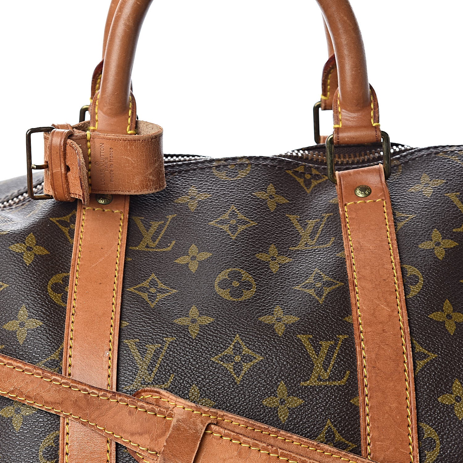 Louis Vuitton Monogram Keepall Bandouliere 50 10 of 23