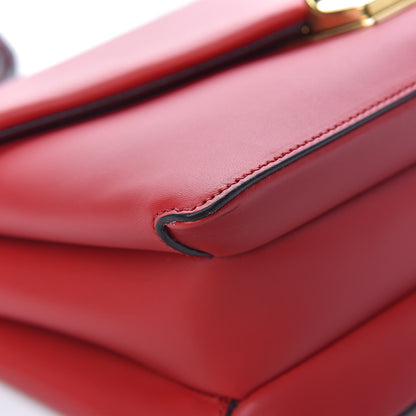 Prada New Calfskin Ingrid Shoulder Bag Rosso 8 of 12