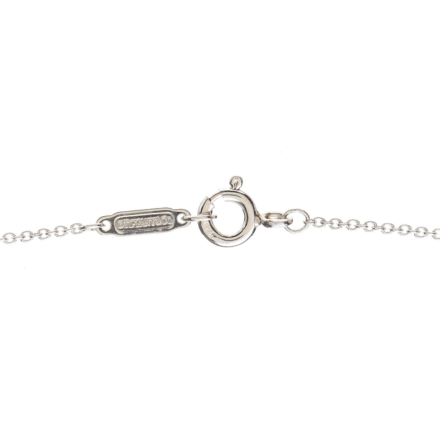 Tiffany Sterling Silver Return to Tiffany Heart Lock Pendant Necklace 4 of 6