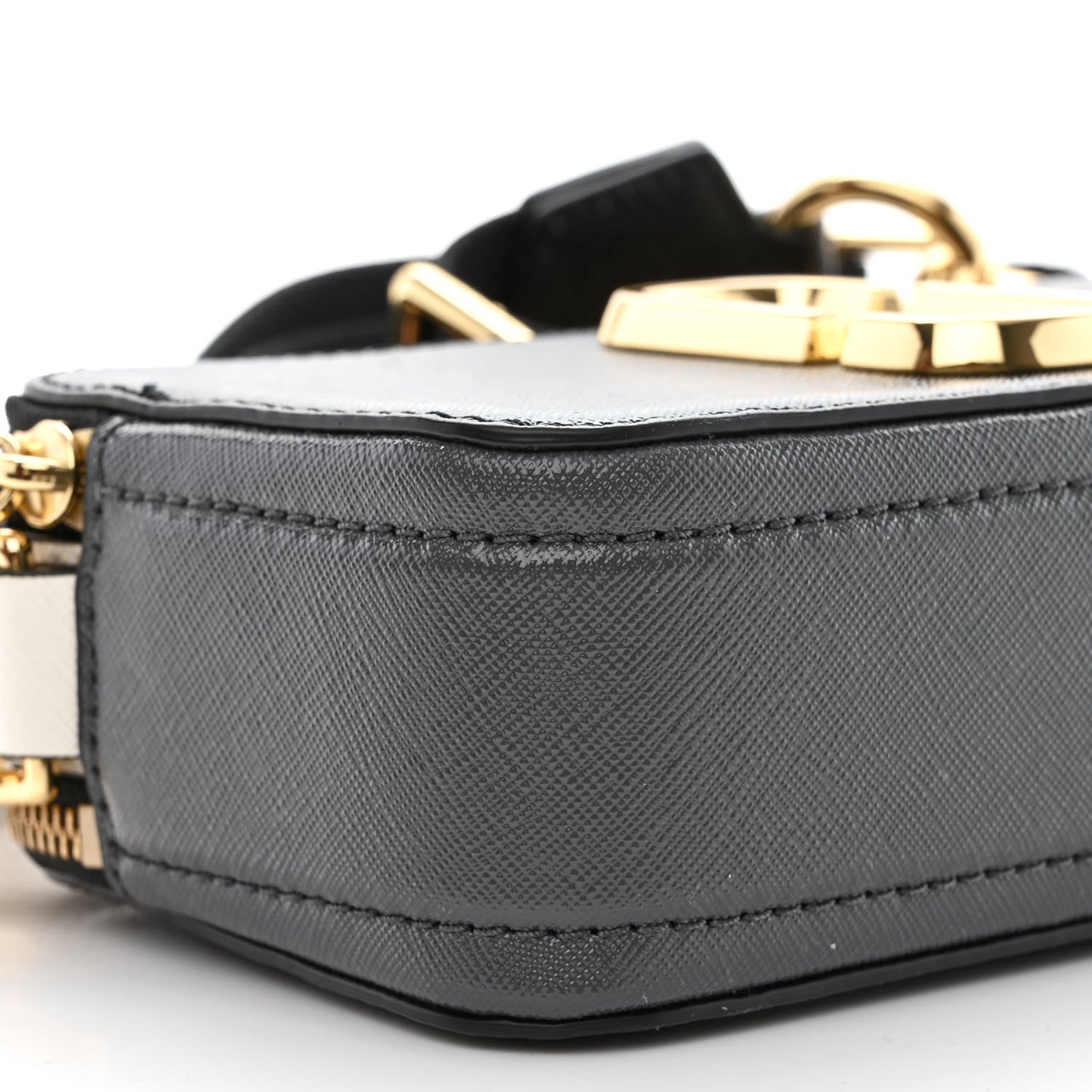 Saffiano Small Snapshot Camera Black Mulitcolor