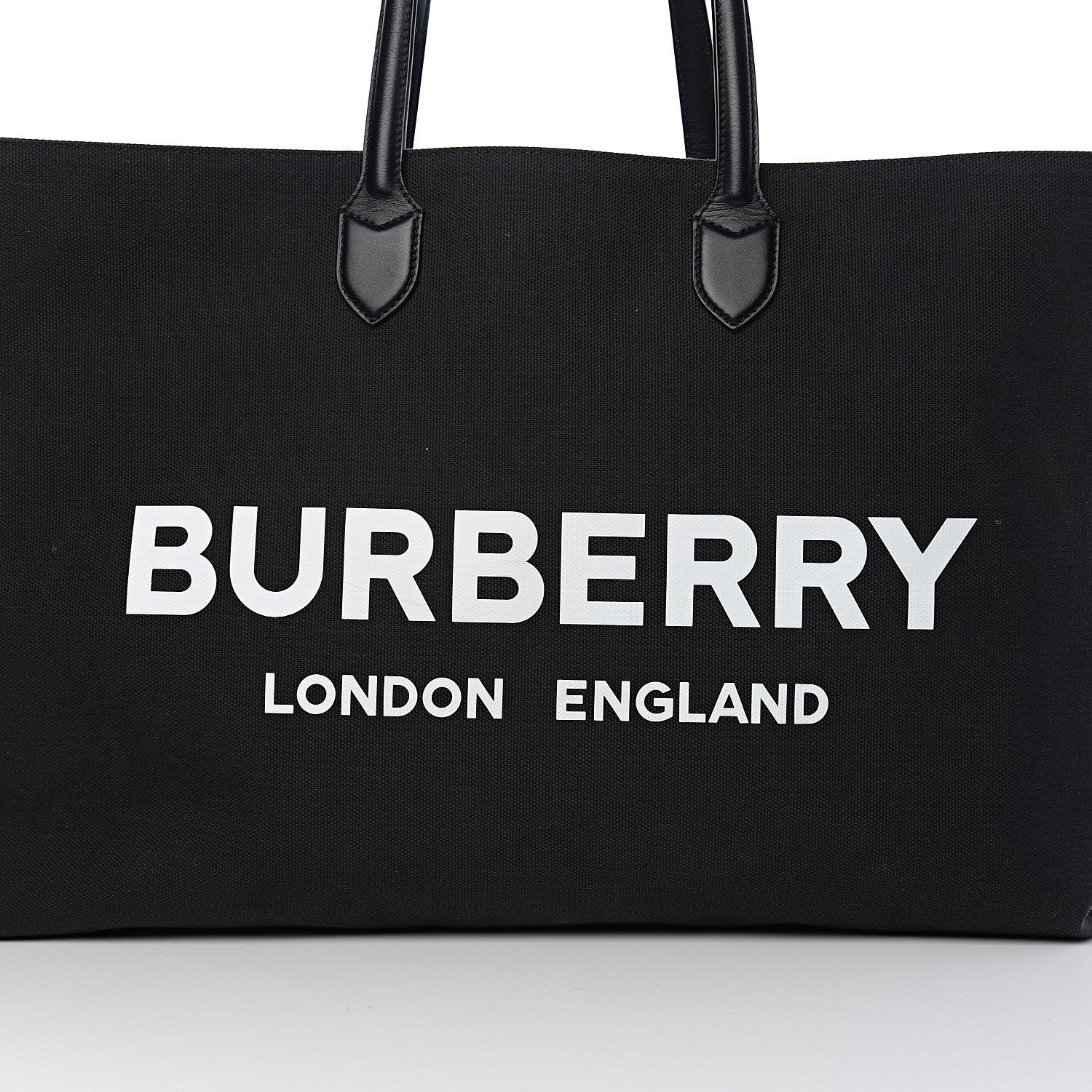 Burberry Canvas Lewes Tote Black 11 of 15