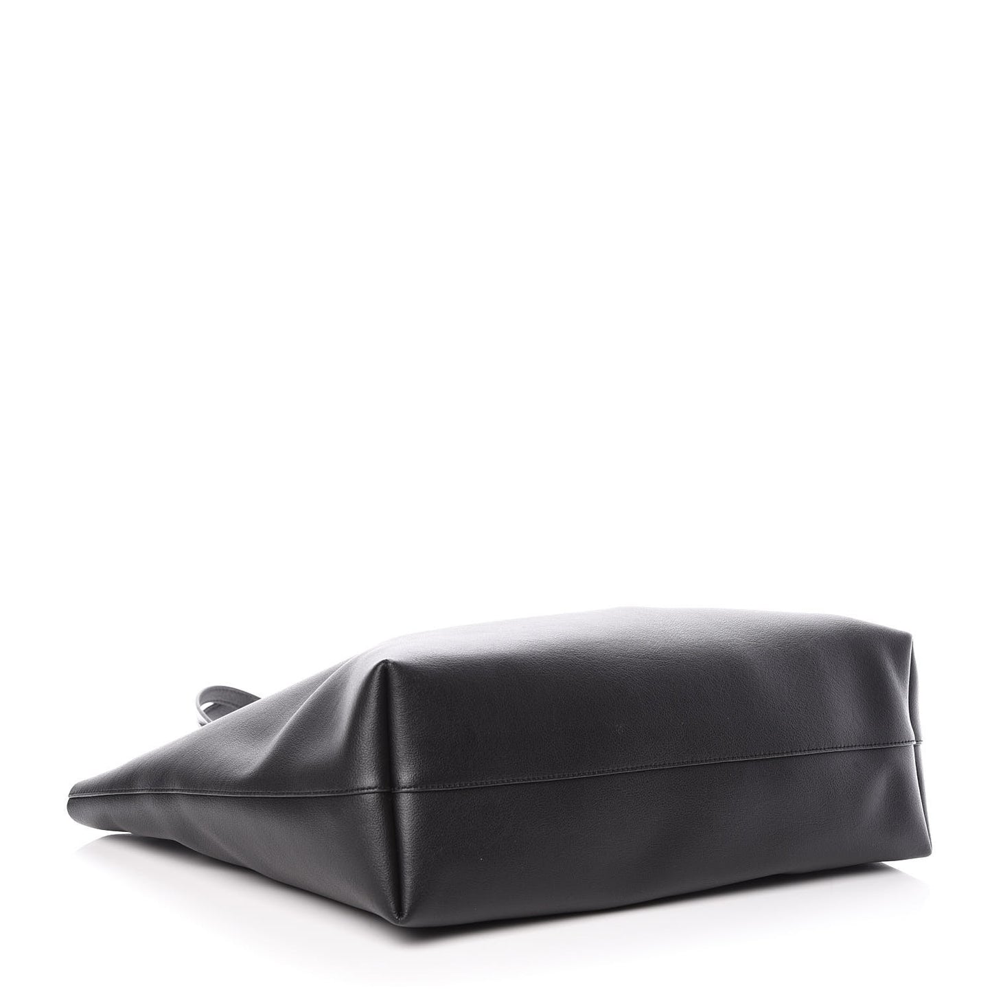 Calfskin Large Shopping Tote Black