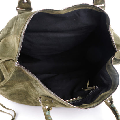 Balenciaga Baby Daim Suede Classic Hardware Work Vert Militaire 5 of 8