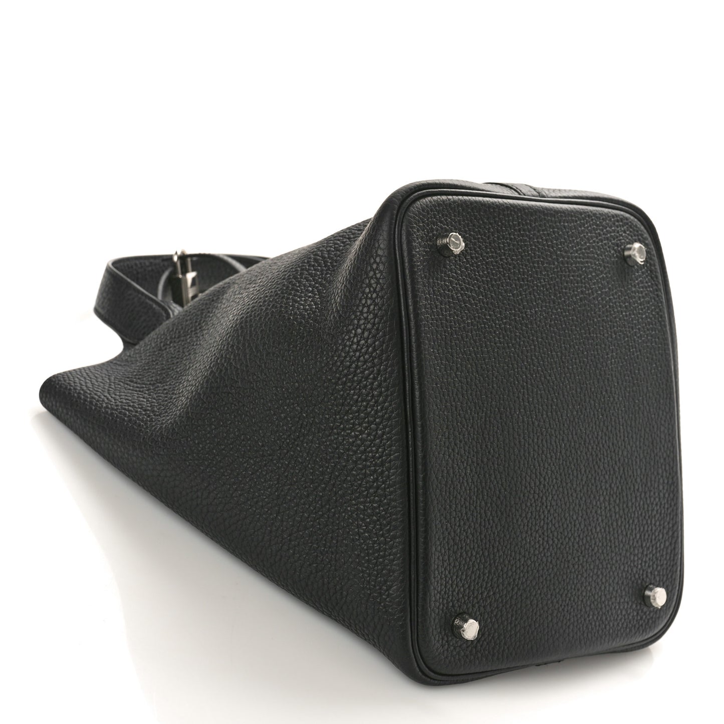 Taurillon Clemence Picotin Lock 22 MM Black