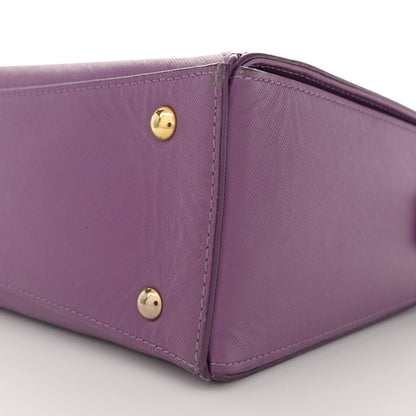 MCM Saffiano Nuovo Tote Purple 11 of 13