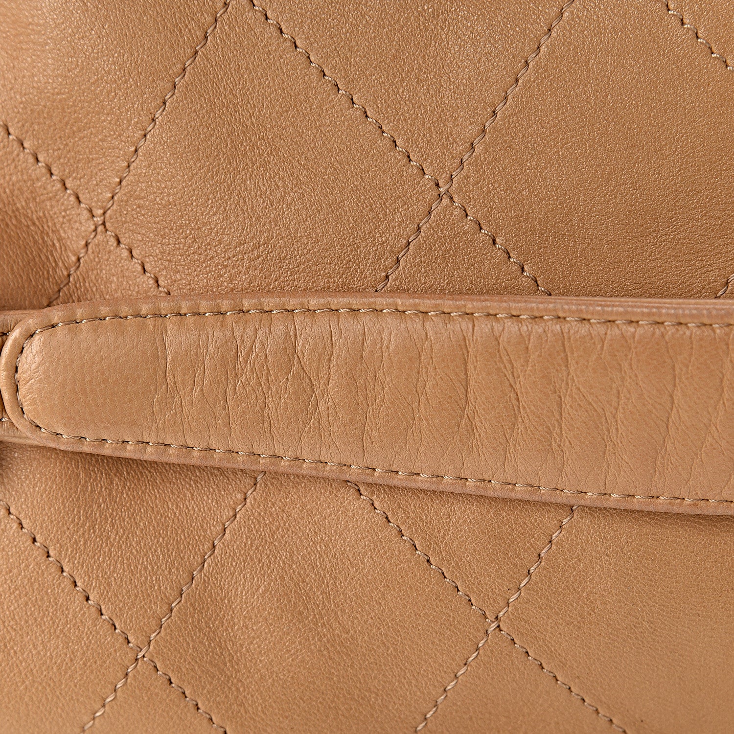 Chanel Lambskin Stitched Medium Ultimate Soft Tote Beige 17 of 18