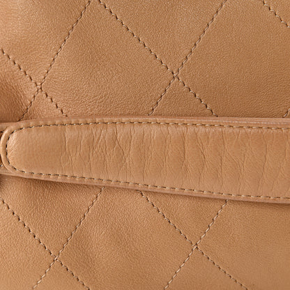 Chanel Lambskin Stitched Medium Ultimate Soft Tote Beige 17 of 18
