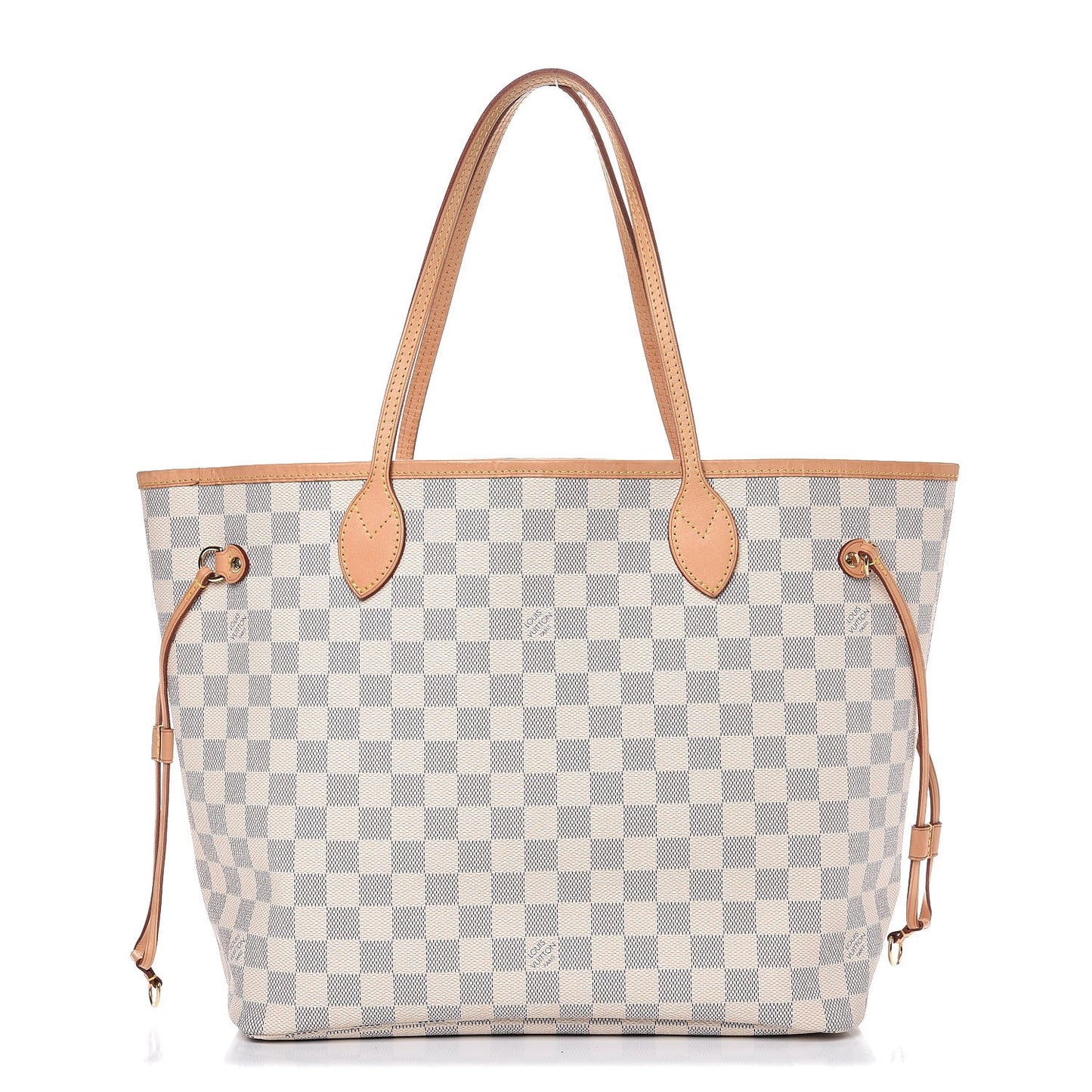 Damier Azur Neo Neverfull MM Rose Ballerine