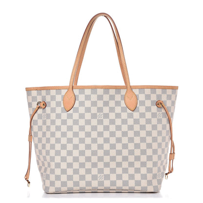 Louis Vuitton Damier Azur Neo Neverfull MM Rose Ballerine 3 of 10