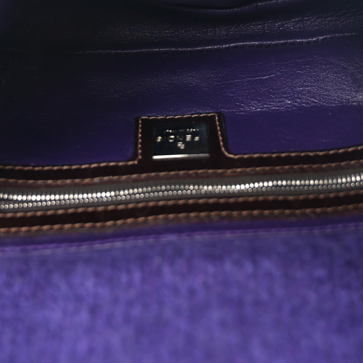 Knit Baguette Purple