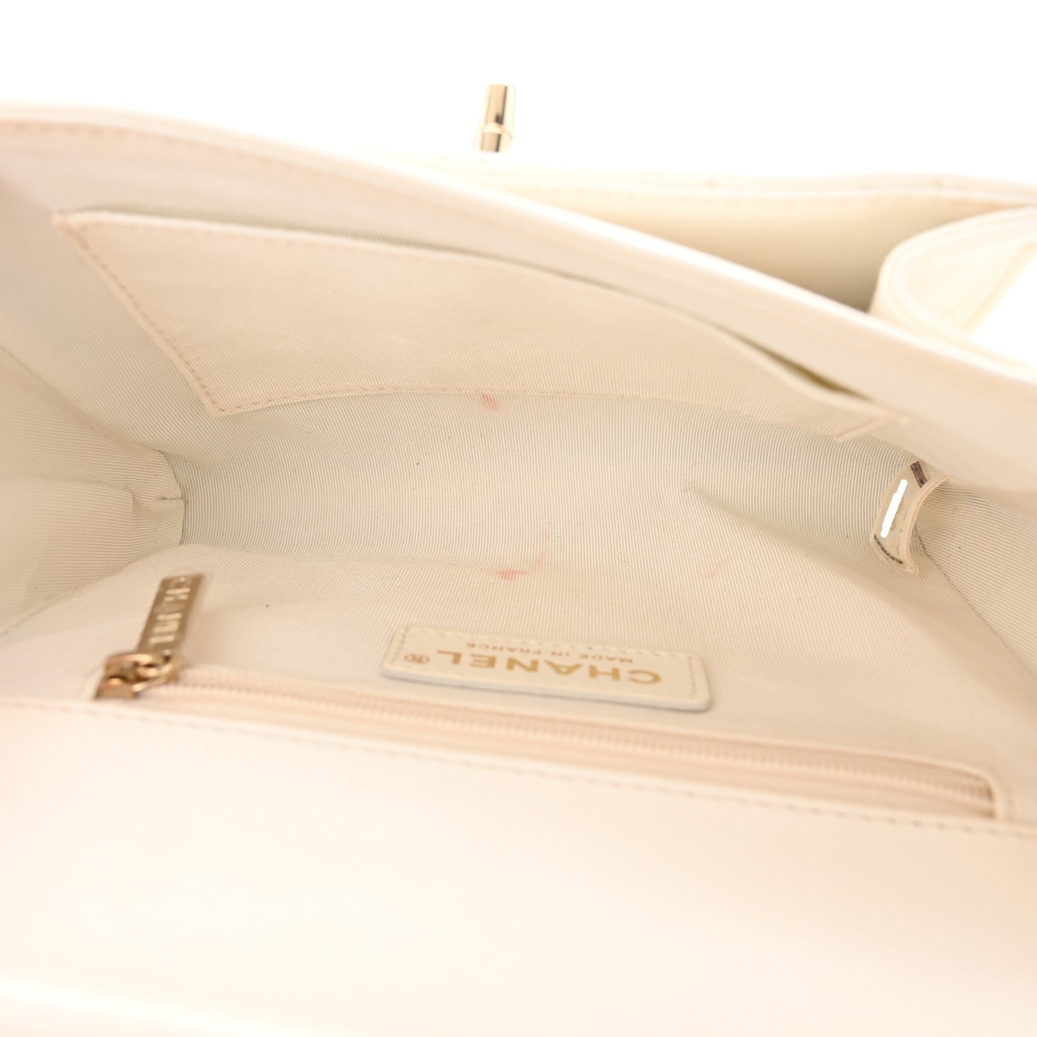 Chanel Calfskin Quilted Smart Pocket Crossbody Bag White 5 of 10