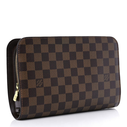 Louis Vuitton Damier Ebene Pochette Saint Louis Clutch 4 of 13
