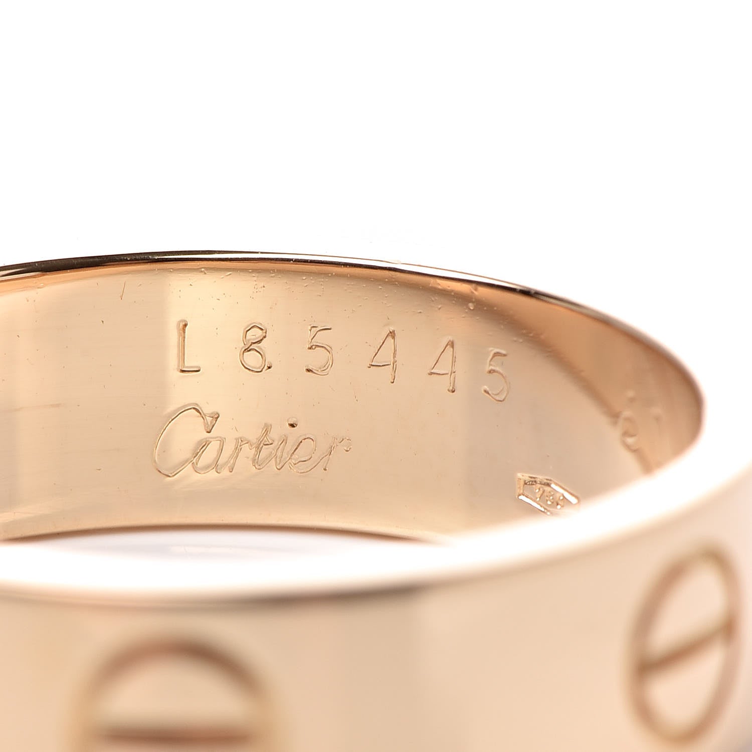 Cartier 18K Yellow Gold 5.5mm LOVE Ring 60 9 4 of 5