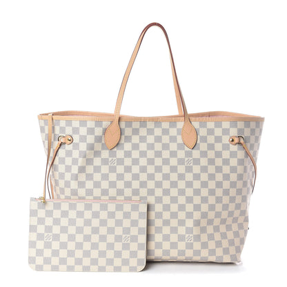 Louis Vuitton Damier Azur Neo Neverfull GM Rose Ballerine 1 of 11
