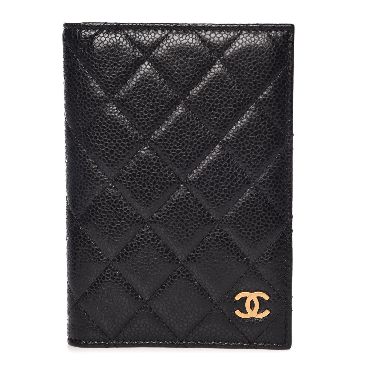 Chanel Caviar Quilted Passport Holder Black 1 of 8