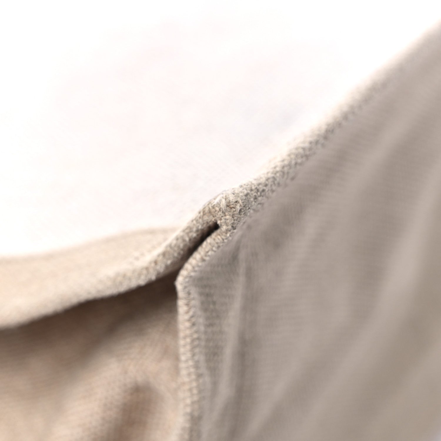 Saint Laurent Linen Calfskin Rive Gauche Tote Optic White 10 of 14