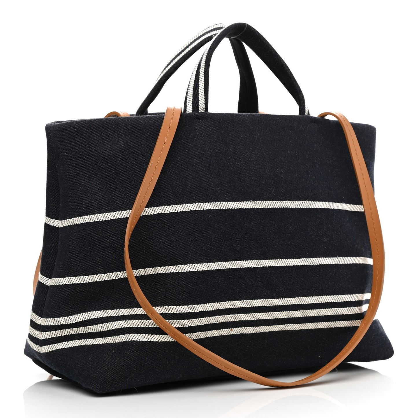 Denim Large Shopping Tote Blue