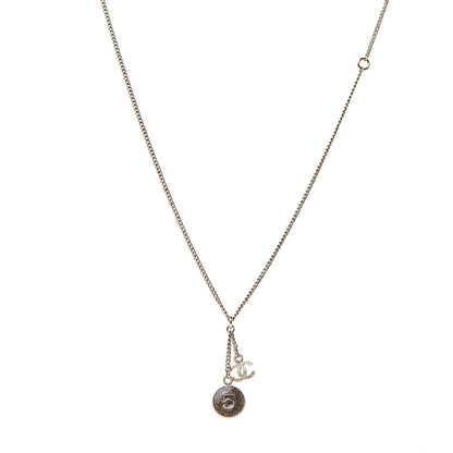 Chanel No 5 CC Necklace Gold 1 of 4