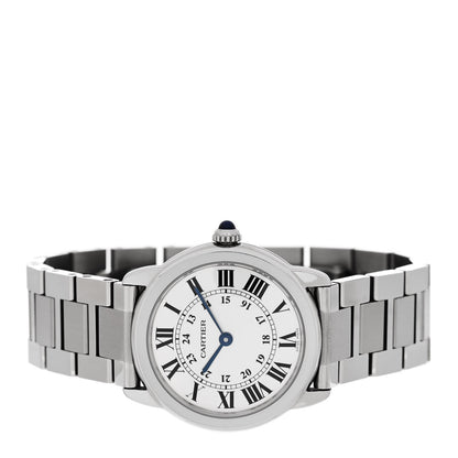 Cartier Stainless Steel 29mm Ronde Solo Quartz Watch 2 of 5